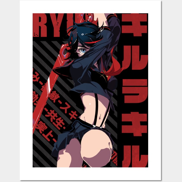 Kill la Kill - Ryuuko / Ryuko Matoi Wall Art by Recup-Tout